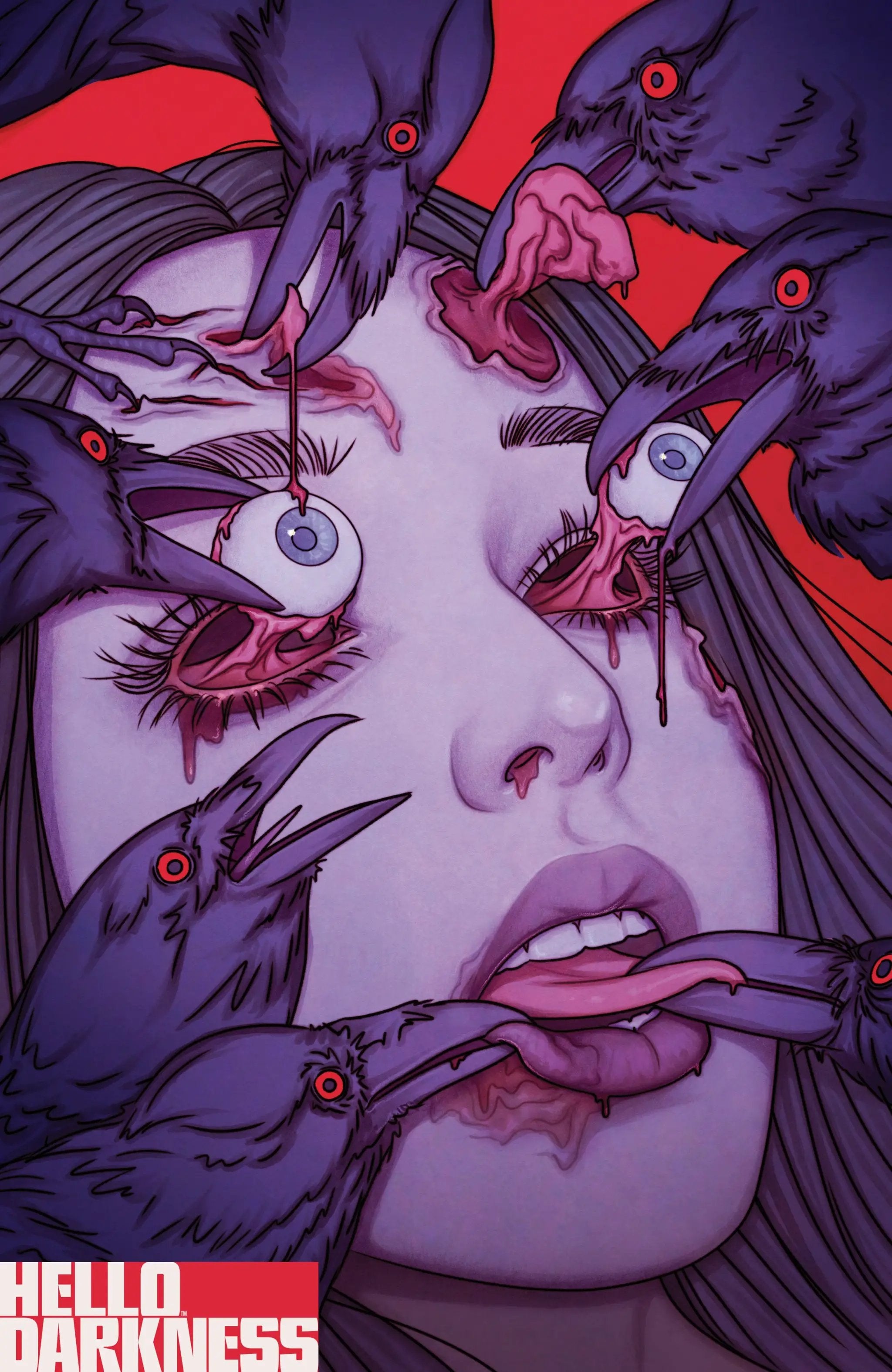 Comic book titled Hello Darkness #20 by Penguin Random House featuring colorful cover art and detailed illustrations.