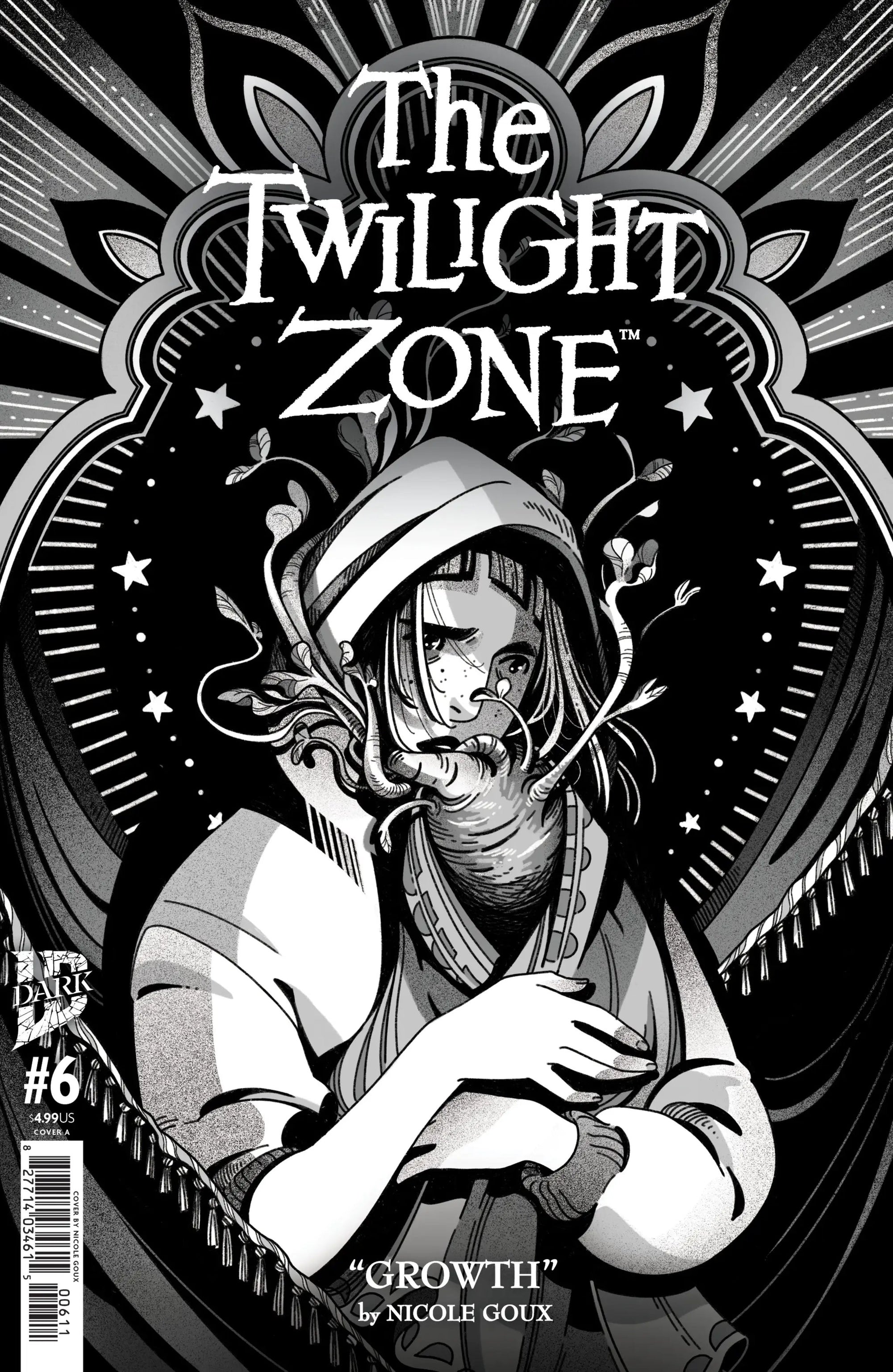 Comic book cover of The Twilight Zone #6 by Penguin Random House featuring a mysterious, eerie illustration.