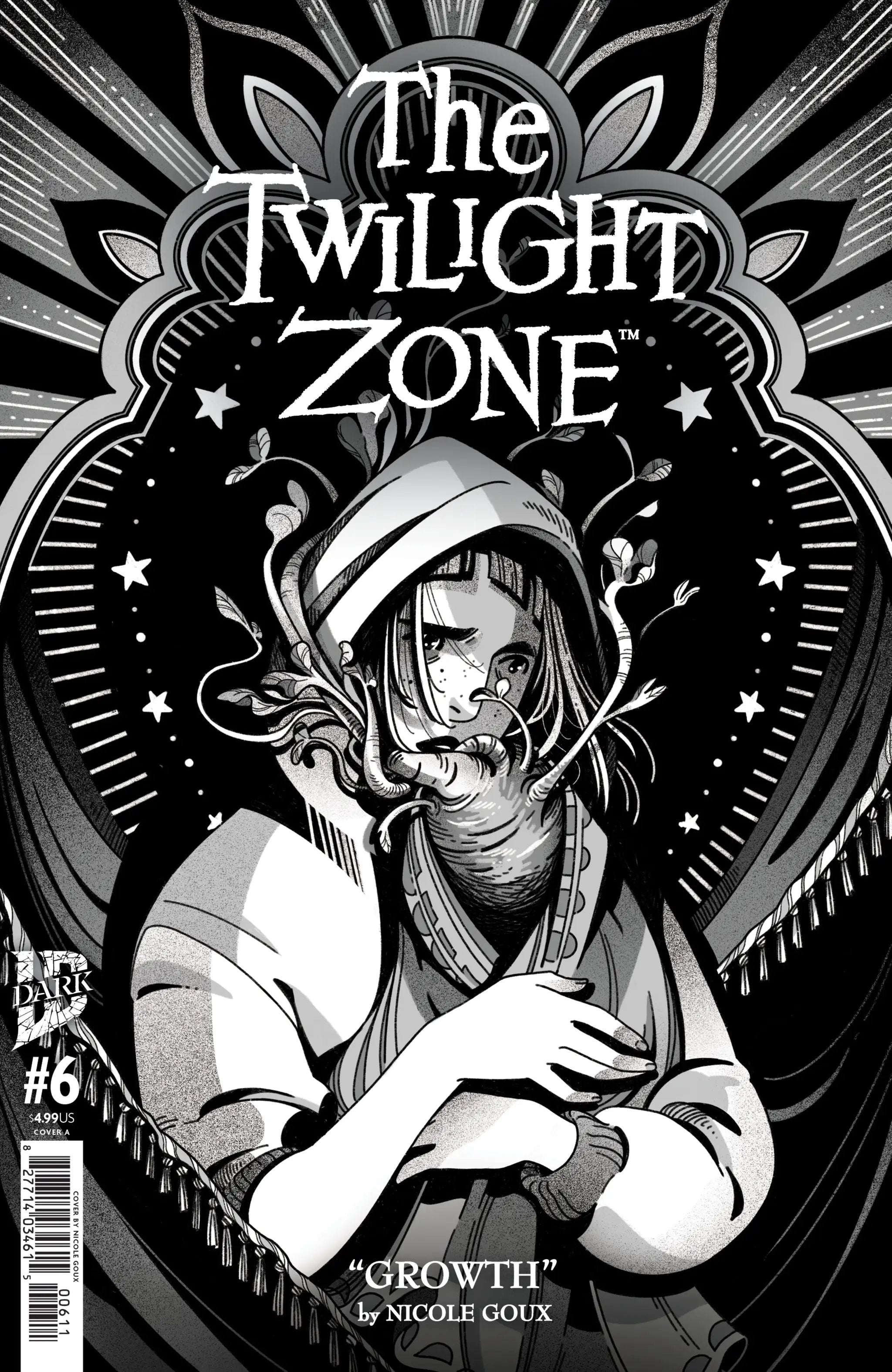 Comic book cover of The Twilight Zone #6 by Penguin Random House featuring a mysterious, eerie illustration.
