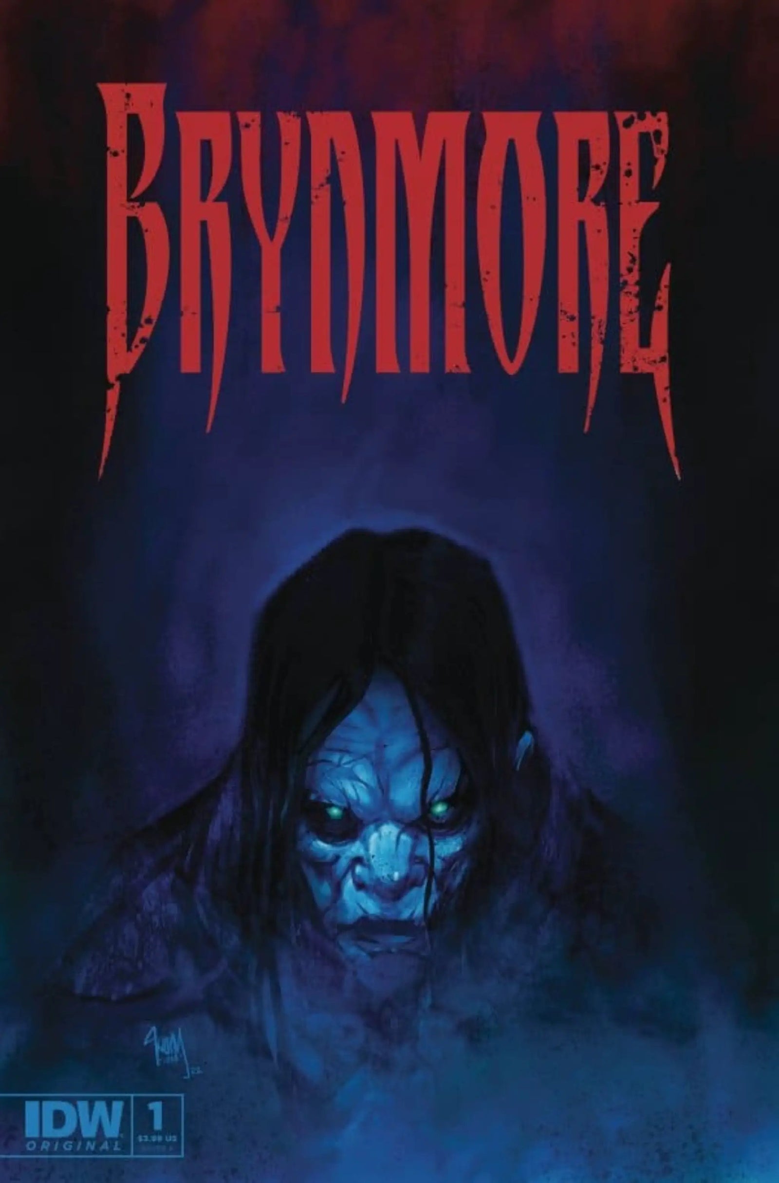 Cover of BRYNMORE #1 comic book by Penguin Random House featuring artwork by Damien Worm.