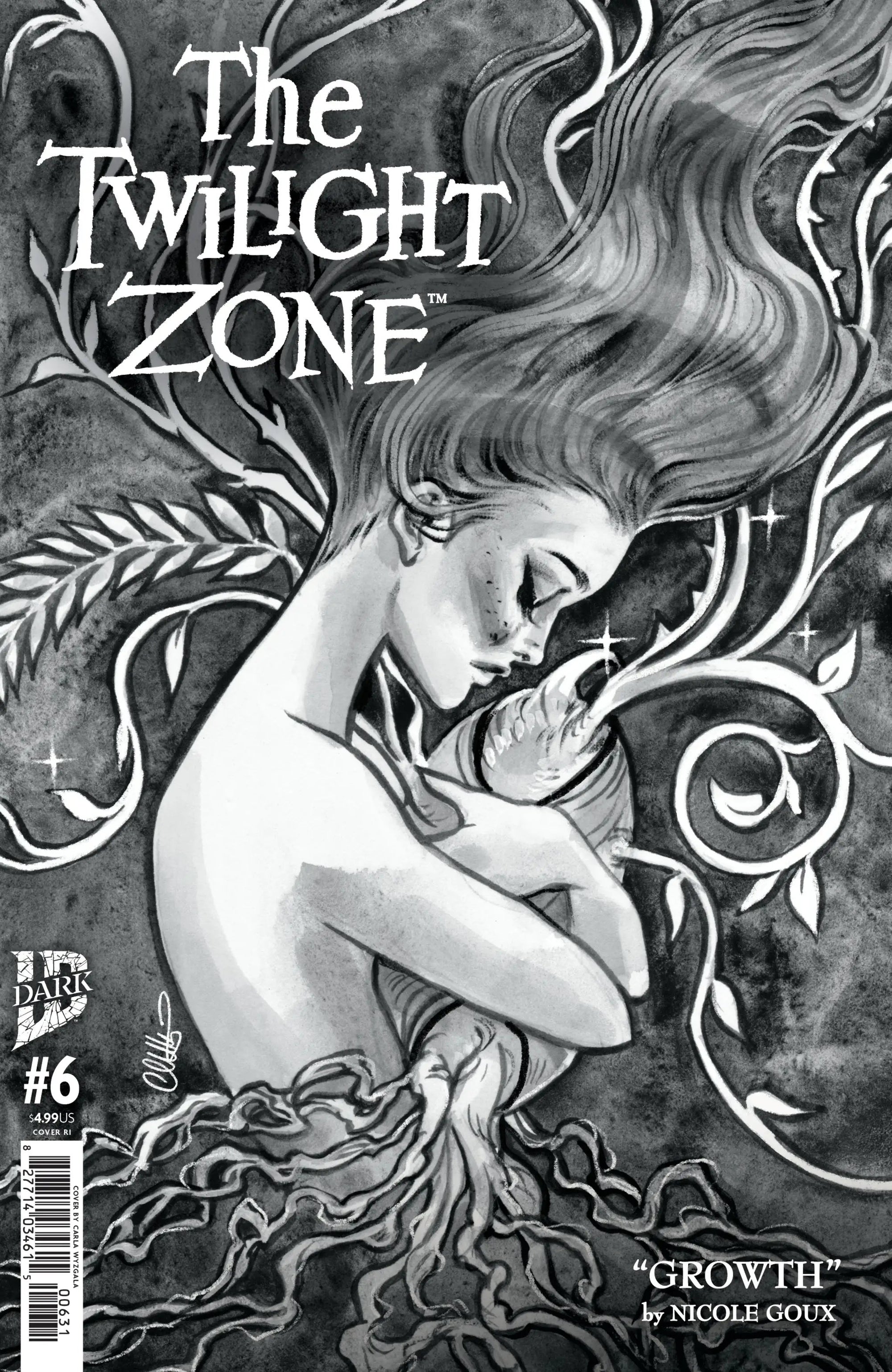 The Twilight Zone #6 Variant RI comic book by Penguin Random House featuring Wyzgala cover art and vibrant comic illustrations.