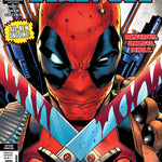 Comic book cover of Wade Wilson: Deadpool #1, Geoff Shaw 2nd printing variant, featuring Deadpool in vibrant comic art style.