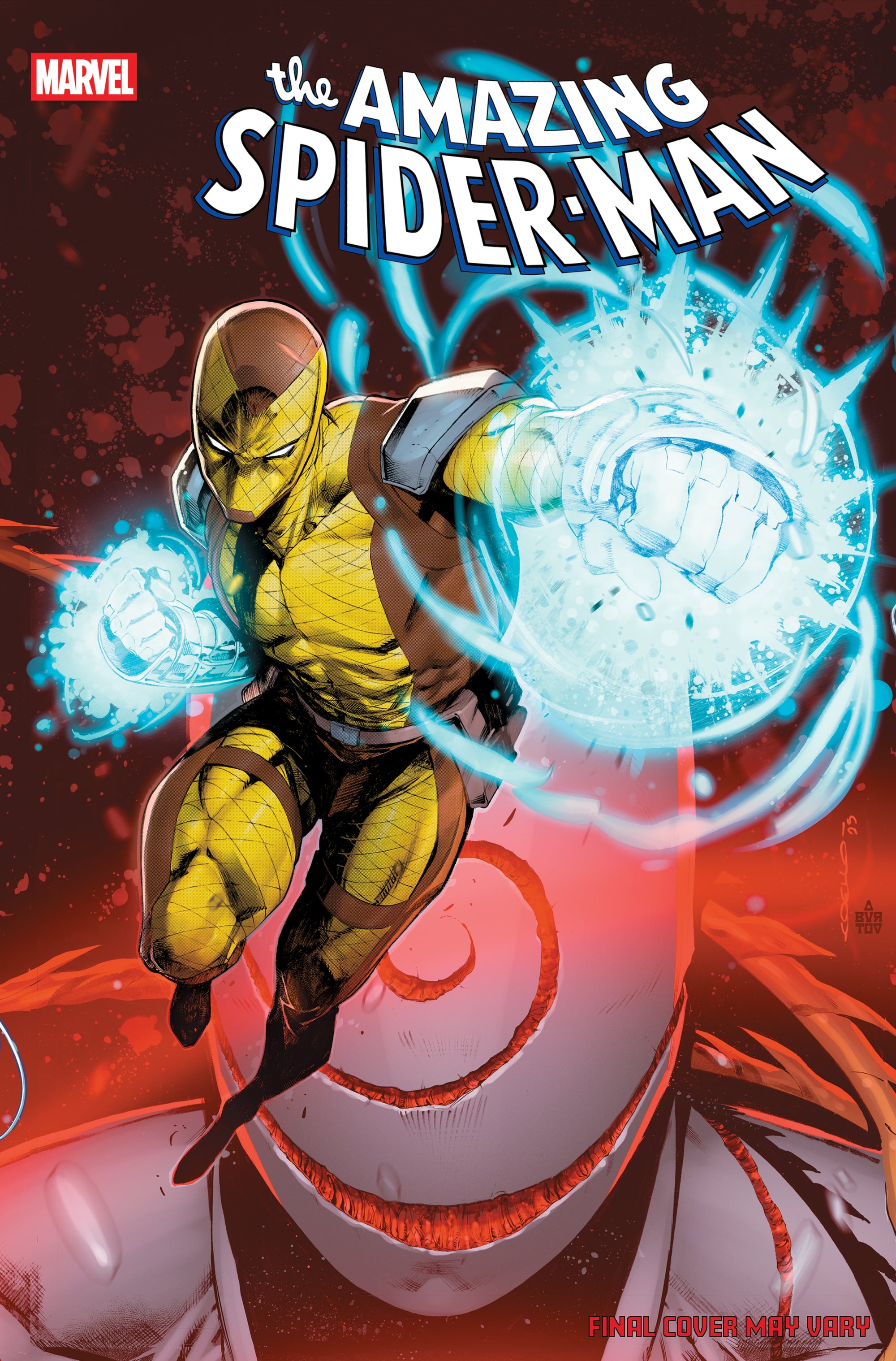 Cover of Amazing Spider-Man #23 comic book published by Penguin Random House, featuring Spider-Man in action.