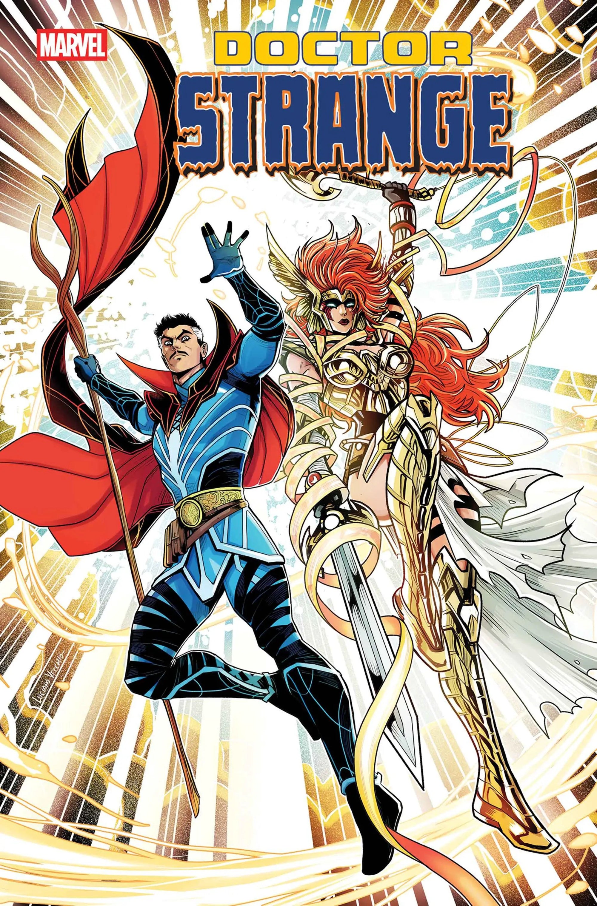 Cover of Doctor Strange #5 comic book published by Penguin Random House, featuring mystical artwork and Doctor Strange in action.