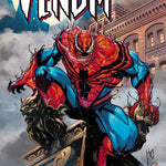 Cover of Penguin Random House comic book "Web of Venom #1" featuring a dynamic illustration of Venom on the front.