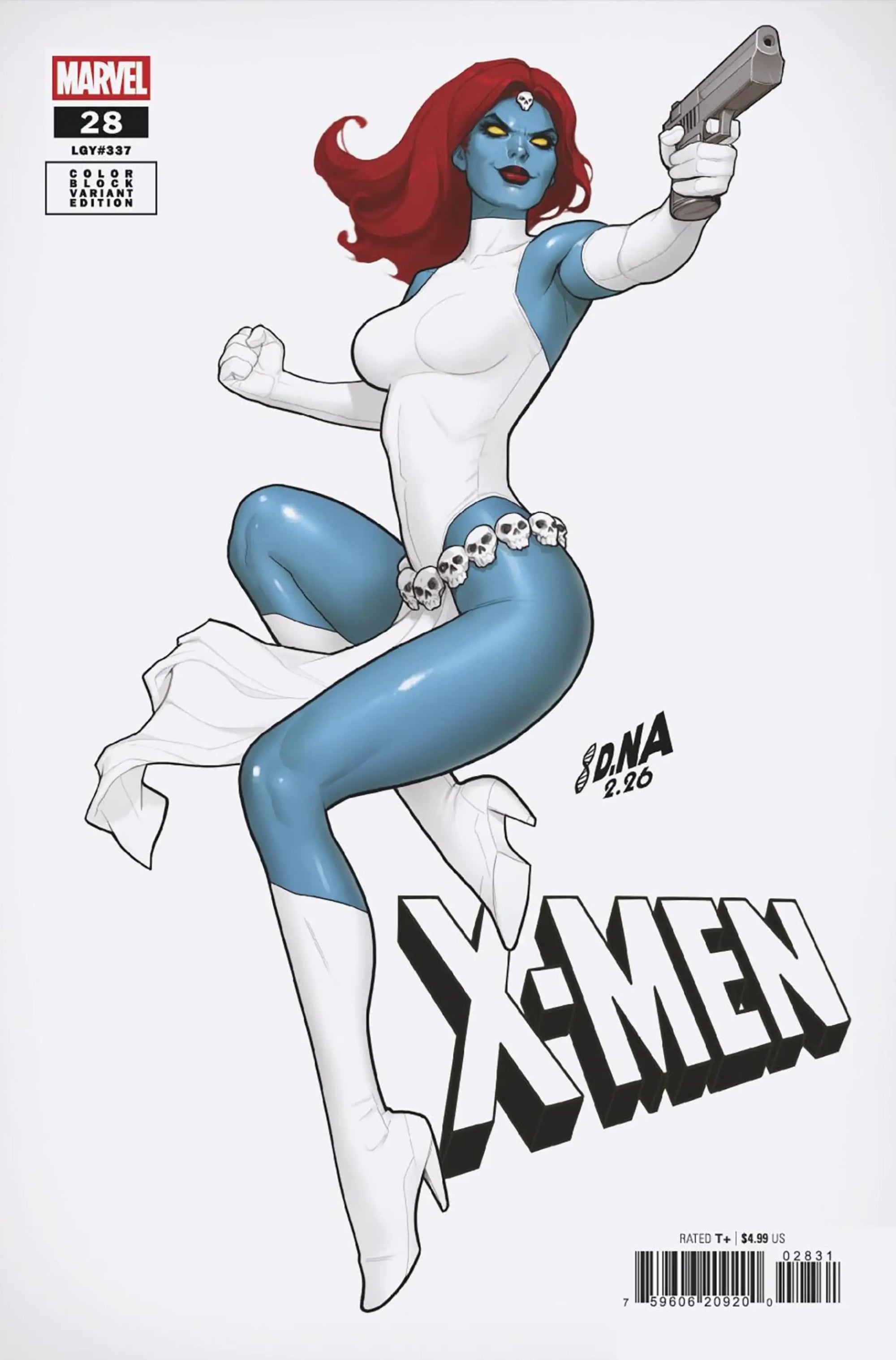 Cover of X-MEN #28 comic book published by Penguin Random House, featuring vibrant X-Men characters and dynamic artwork.