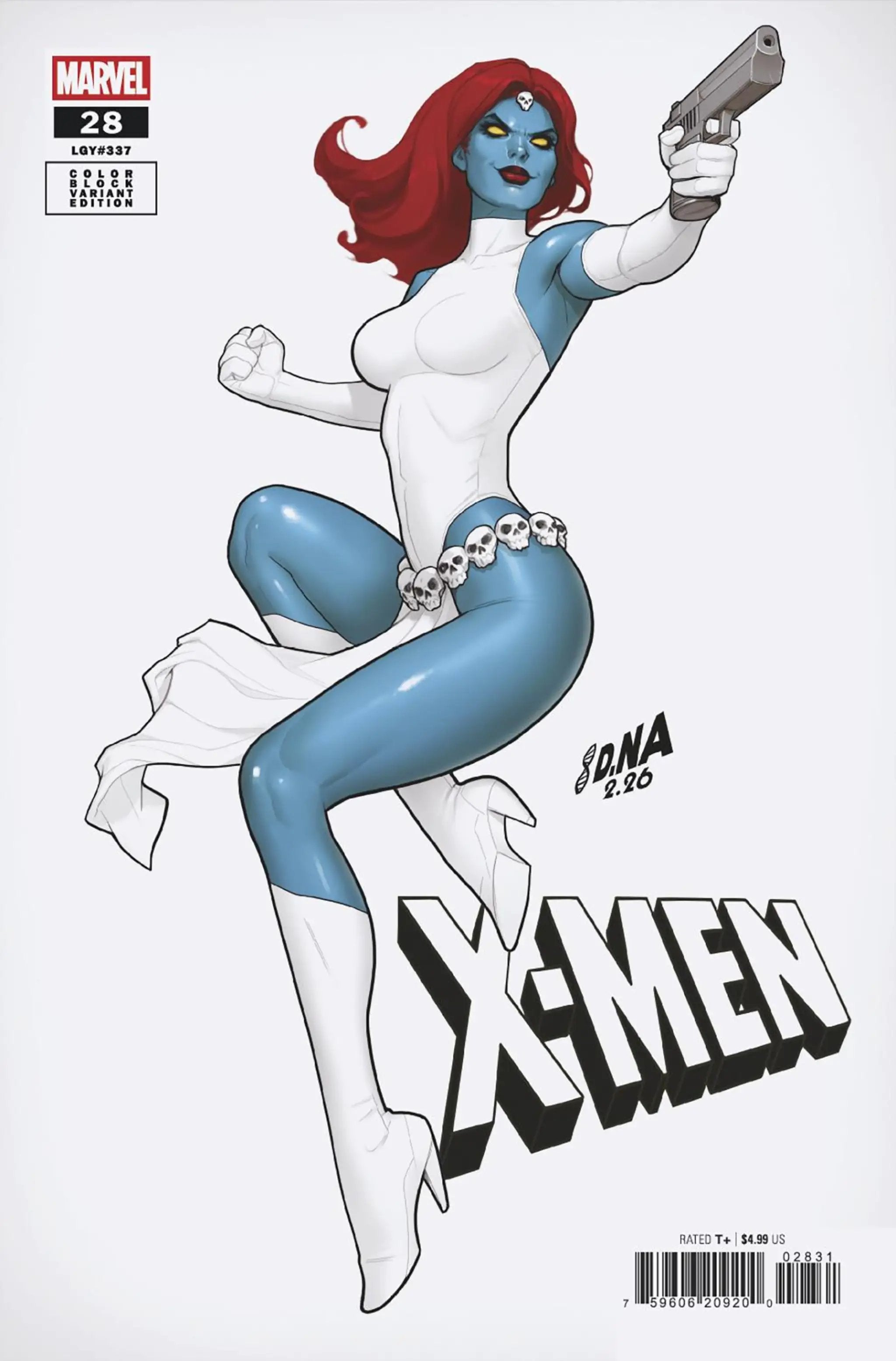 Cover of X-MEN #28 comic book published by Penguin Random House, featuring vibrant X-Men characters and dynamic artwork.