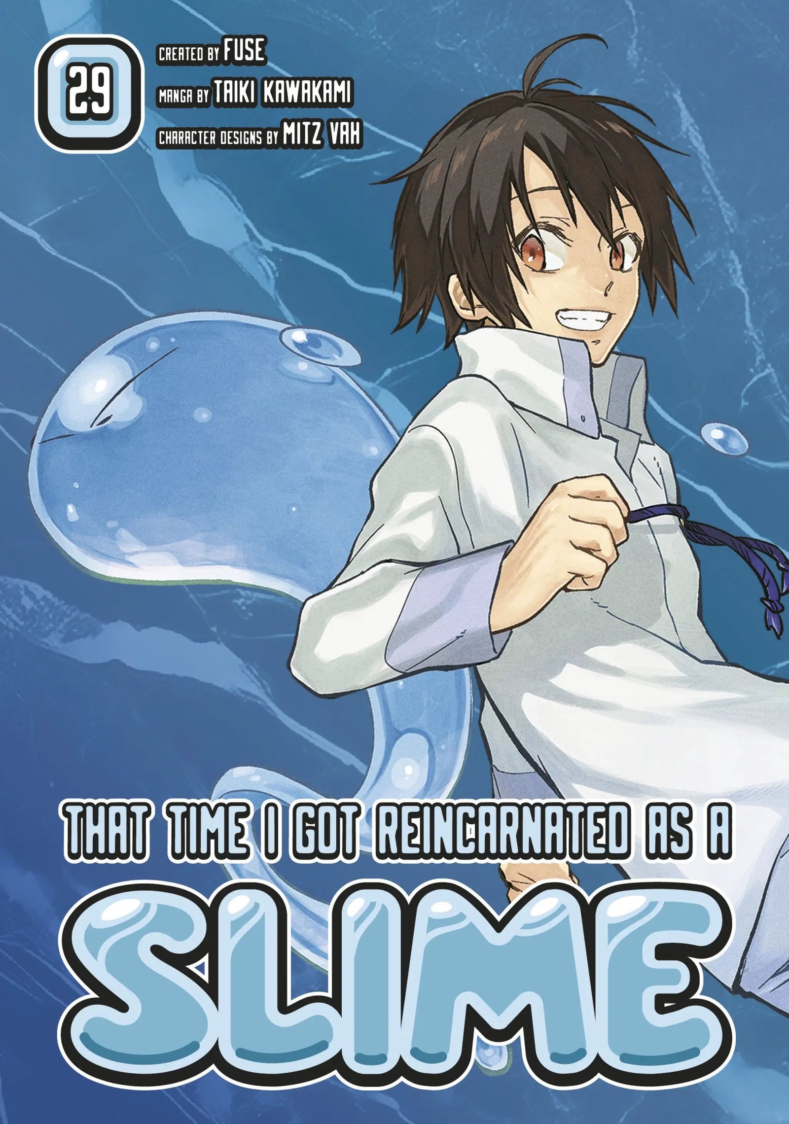 That Time I Got Reincarnated as a Slime 29 graphic novel by Penguin Random House, featuring colorful cover art and character illustrations.
