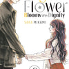 Cover of the graphic novel "The Fragrant Flower Blooms With Dignity 8" by Penguin Random House, featuring vibrant floral illustrations.