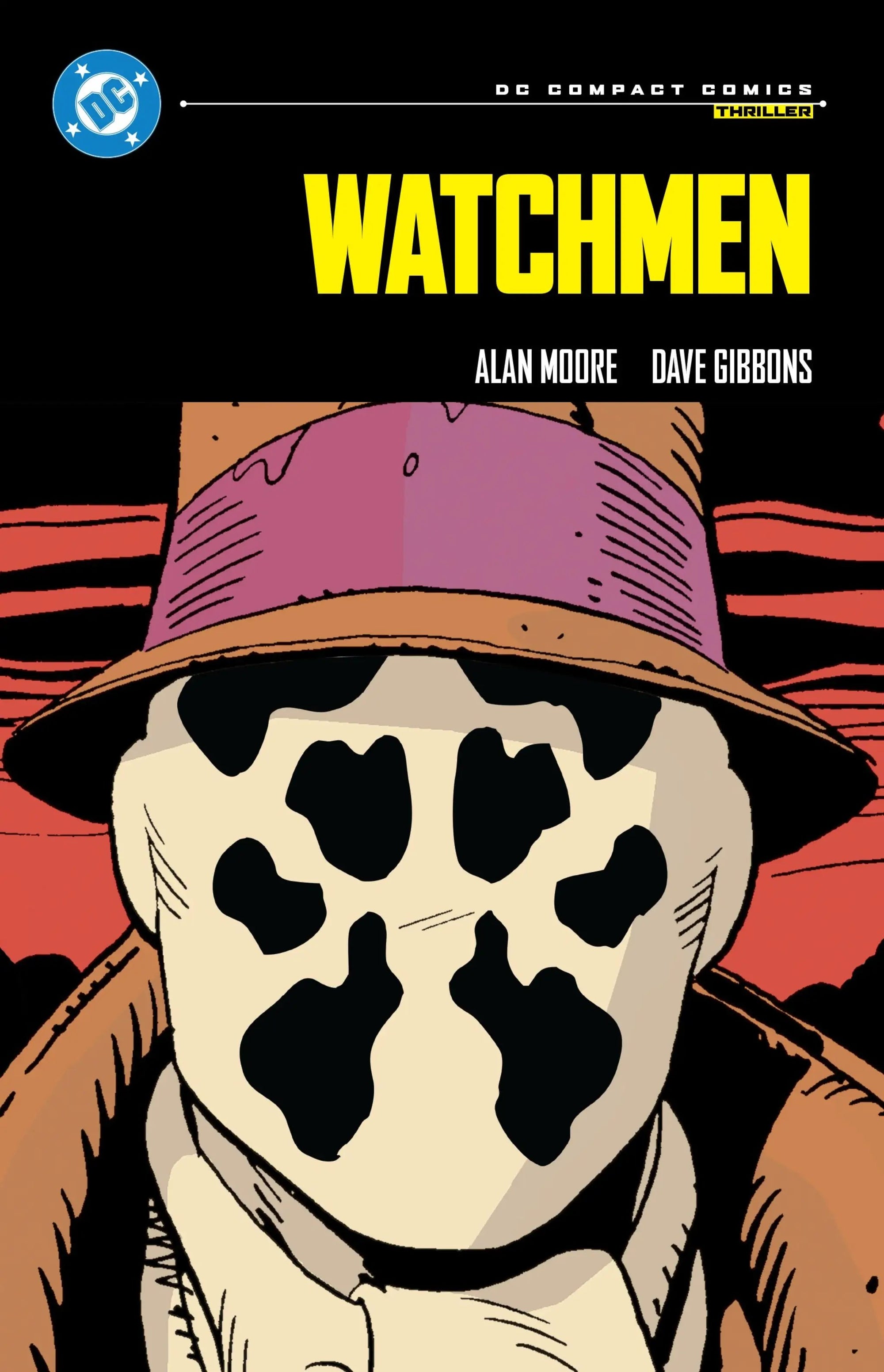 Cover image of the Watchmen: DC Compact Comics Edition graphic novel by Penguin Random House, featuring iconic comic artwork.