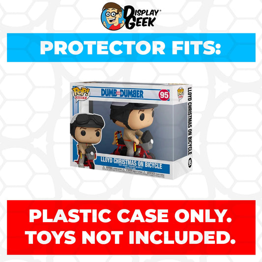 Pop Protector for Funko Pop Rides Lloyd Christmas on Bicycle #95 Box
