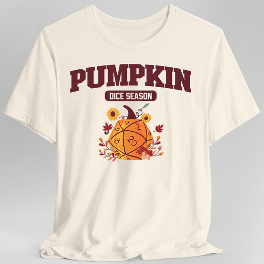 Pumpkin Dice Season – Fall D&D T-Shirt