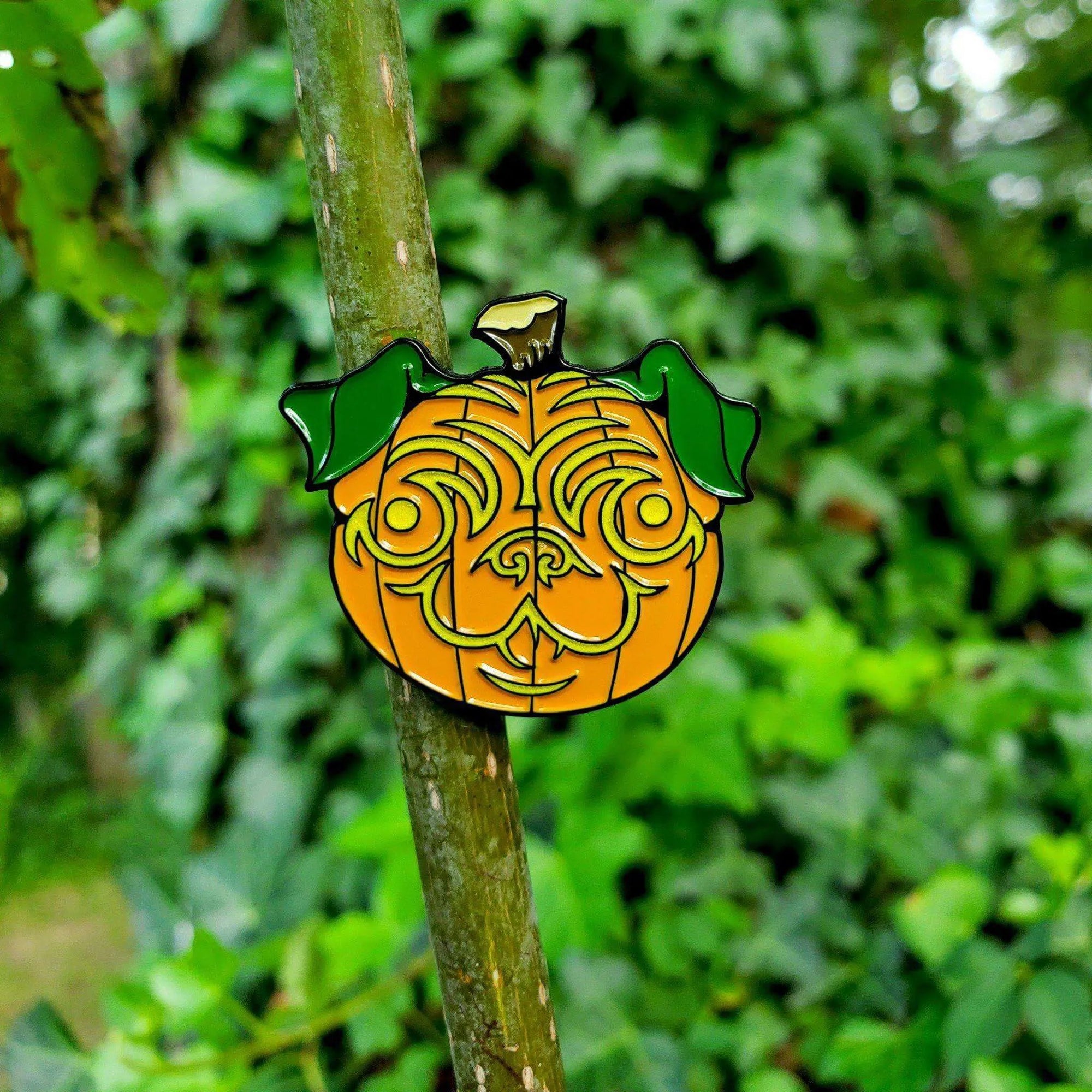 Pupkin Pug Pin by Kolorspun
