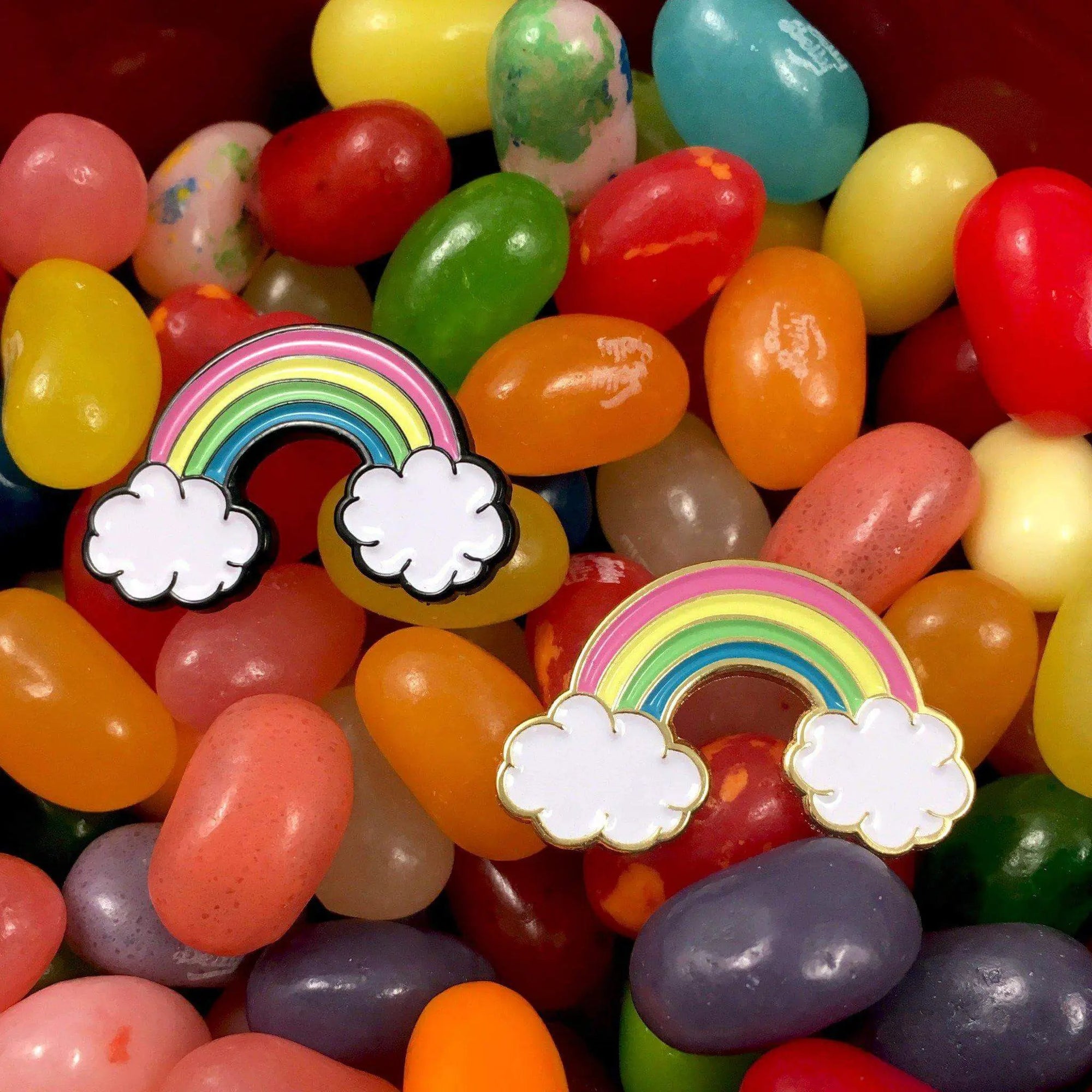 Rainbow Pins by Kolorspun