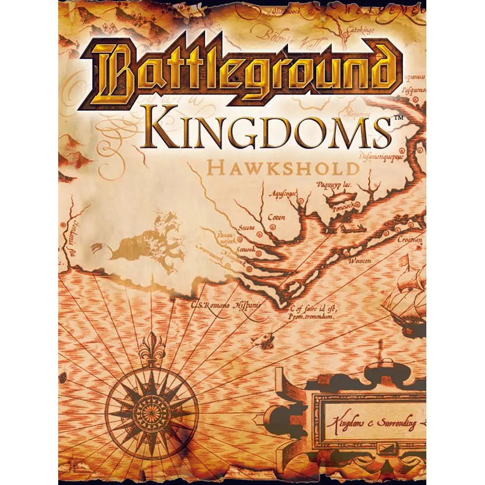 Kingdoms Campaign Deck card game by Rattrap Productions featuring illustrated fantasy-themed cards and game components.
