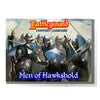 Men of Hawkshold card game by Rattrap Productions, featuring a deck of illustrated fantasy-themed playing cards.