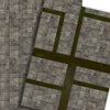 Two laminated stone floor battle map sheets from Rattrap Productions' RatMat game component set.