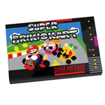 Super Brickio Kart Video Game Cover (2x3 Tile) made using LEGO part - B3 Customs by B3 Customs