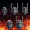 3D Printed Pactum Aeternum Knight Heads x10 by DakkaDakka by Last Hope Miniatures