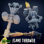 3d Printed Orc Pirate Flame Throwa by Mekka Miniatures by Last Hope Miniatures