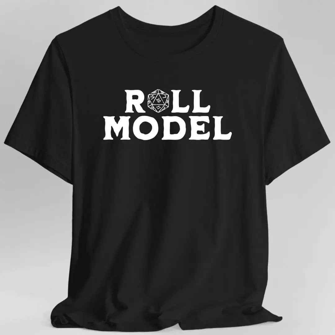 Roll Model D&D T-Shirt by Sunburst RPG