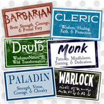 RPG Class Stickers (Vol. 2)