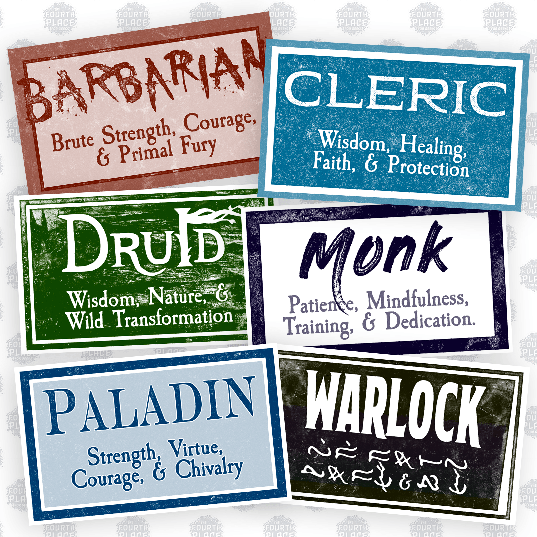 RPG Class Stickers (Vol. 2)