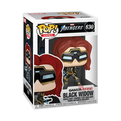 Black Widow #630 Funko Pop! Vinyl - Marvel Avengers (Stark Tech Suit) with Protector Case Bundle