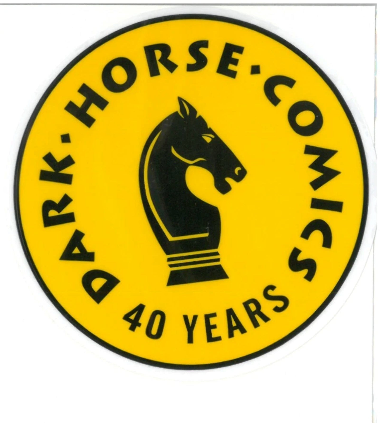 2026 Dark Horse Comics 40 Years Anniversary Promo Sticker