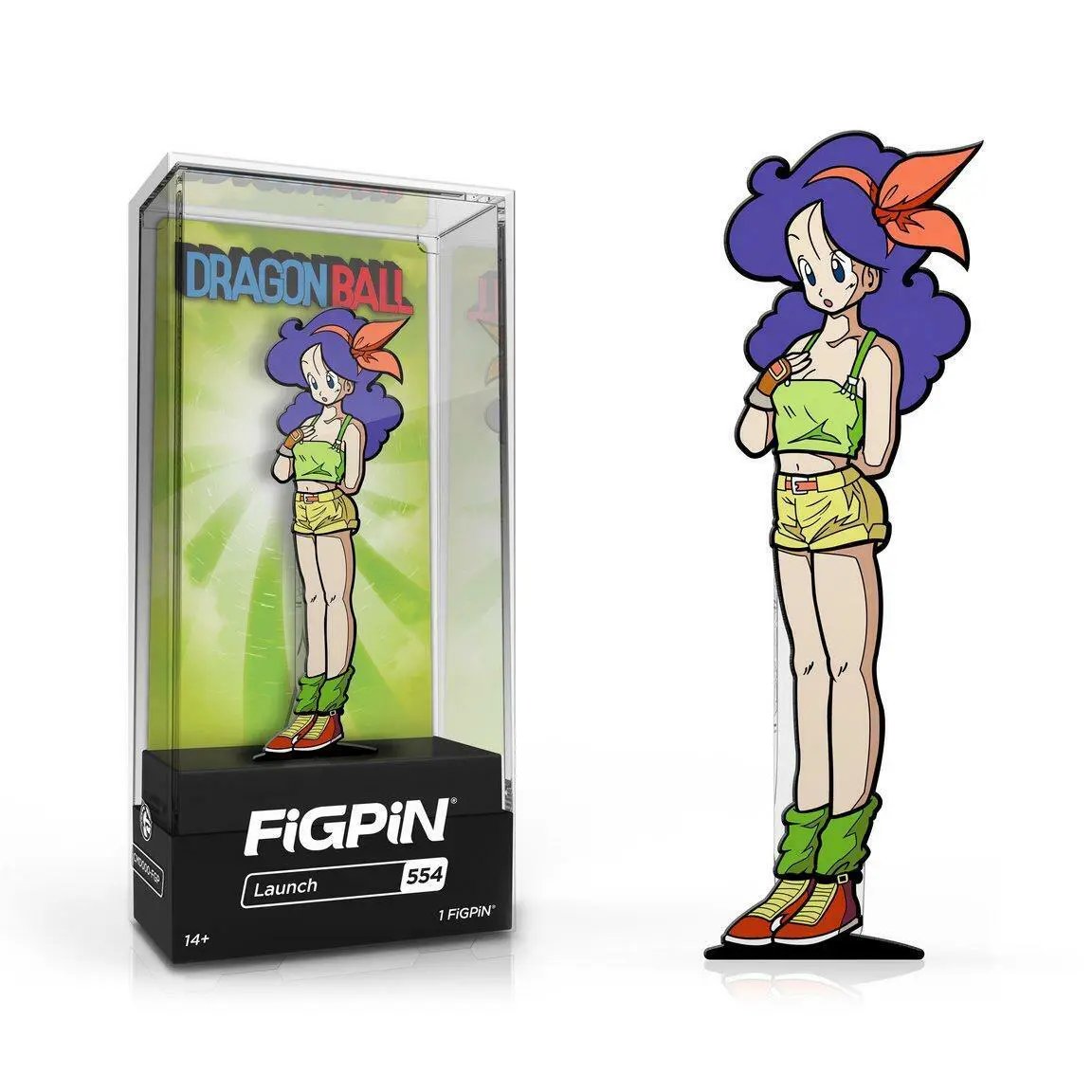 FiGPiN Dragonball Launch #554 collectible pin featuring a detailed Dragonball character design on a white background