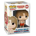 Funko Pop! vinyl figure packaging for 'Stranger Things' with 'Flayed Billy' on a white background