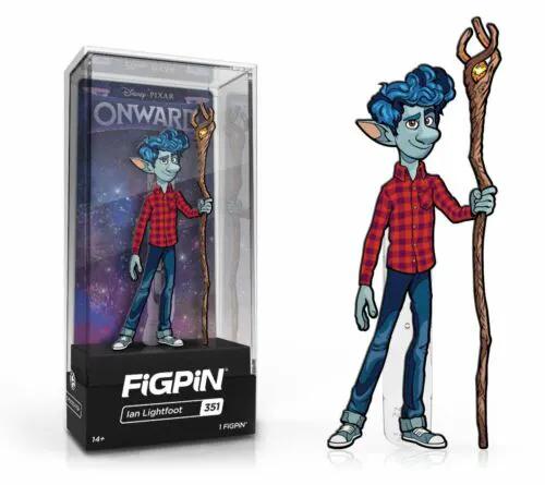 FiGPiN Onward Ian Lightfoot collectible pin from THE MIGHTY HOBBY SHOP, featuring detailed character design on a white background.