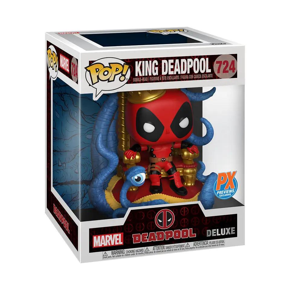 Funko Pop! Vinyl : King Deadpool on Throne (PX Exclusive) (Deluxe) : #724 by THE MIGHTY HOBBY SHOP