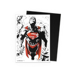 Superman Core (Red/White Variant) - Matte Dual Art Sleeves - Standard Size by THE MIGHTY HOBBY SHOP