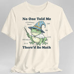 Sunburst RPG Math D&D T-Shirt featuring a graphic design related to mathematics and Dungeons & Dragons style artwork.