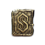 Kolorspun Super S Rune 3D enamel pin featuring a colorful, raised design on a metal backing, perfect for accessories and collectibles.