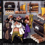 Model kit of Marshall D. Teach's ship from One Piece, part of the Bandai Grand Ship Collection, featuring detailed ship design.