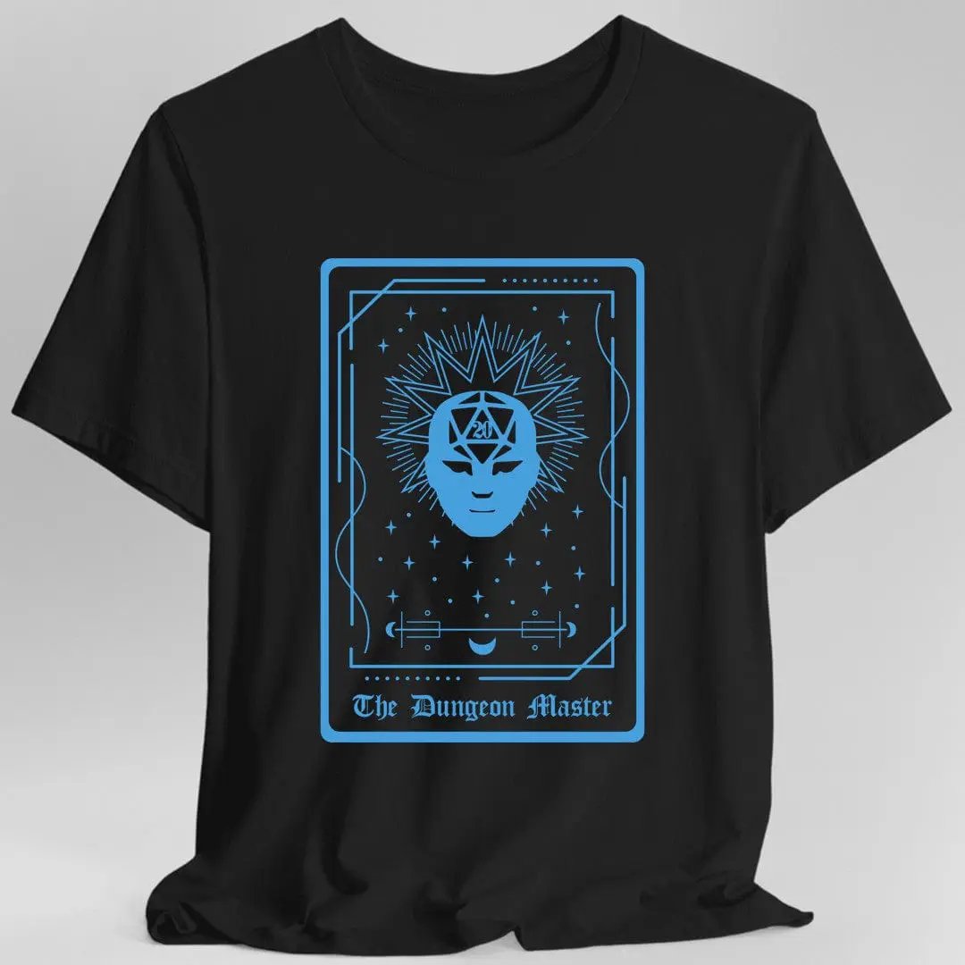 The Dungeon Master Tarot Card T-Shirt by Sunburst RPG