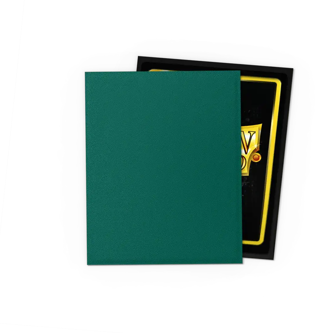 Matte dual sleeves for trading cards, Japanese size, from THE MIGHTY HOBBY SHOP, with a sleek black finish and snug fit.
