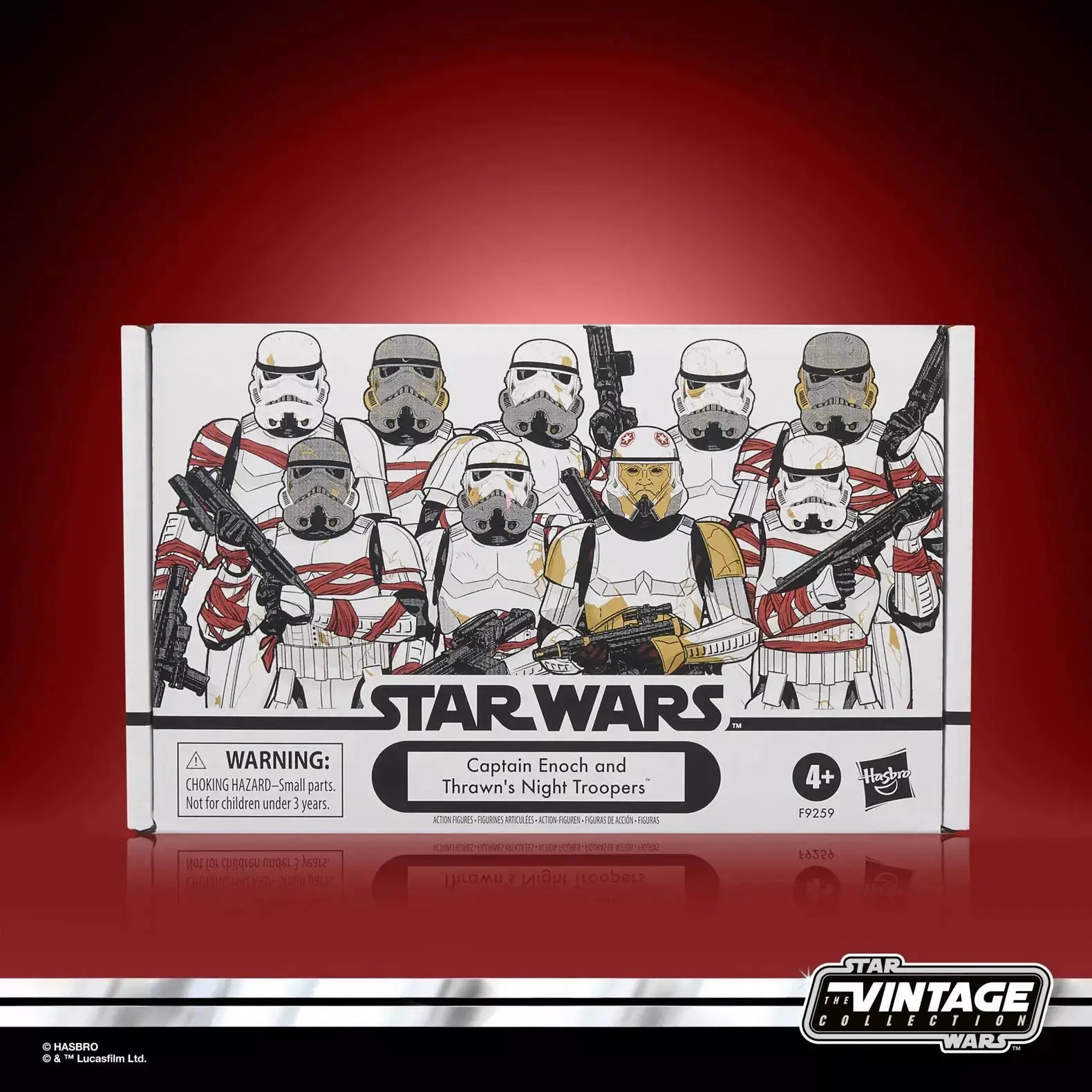 Star Wars Vintage Collection Captain Enoch and Thrawn's Night Troopers action figures displayed together, detailed figures from THE MIGHTY HOBBY SHOP