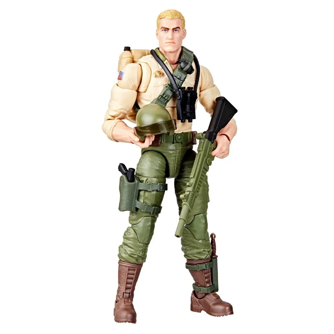 G.I. Joe Classified Series Duke 6-inch action figure from Hasbro, detailed military figure with accessories and combat gear.