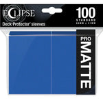 ECLIPSE® Matte Standard DECK PROTECTOR® sleeves in Pacific Blue, 100-count pack, featuring a smooth matte finish and card protection.