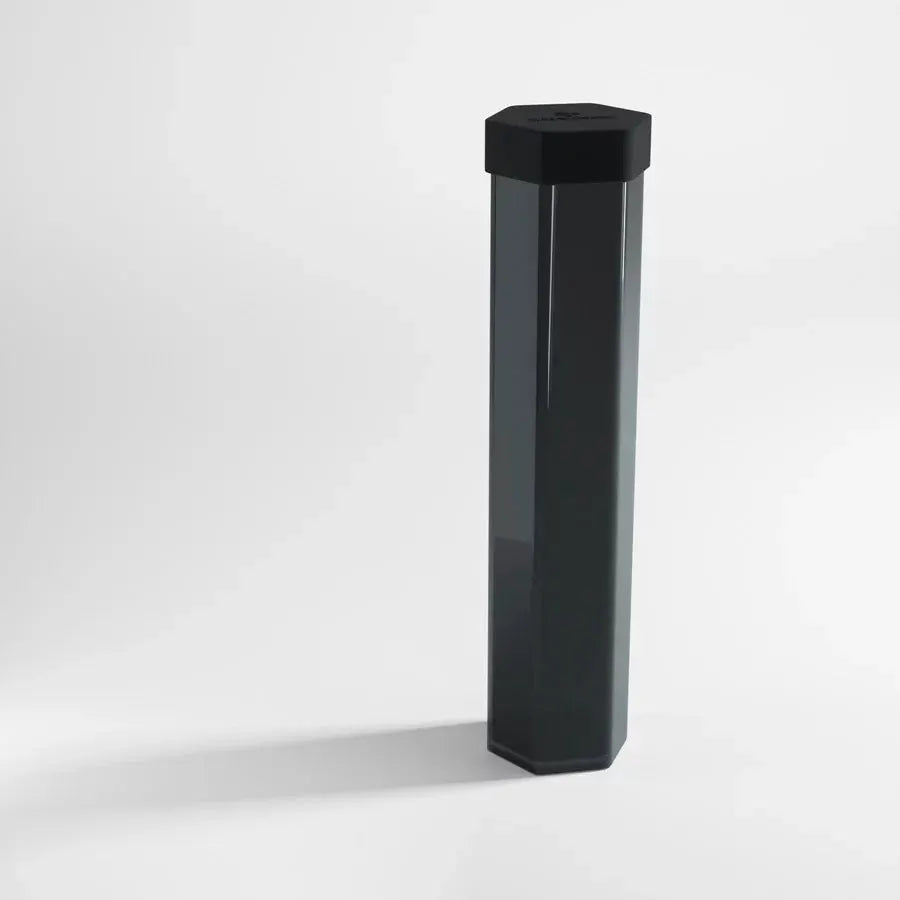 Black Gamegenic Playmat Tube for storing and transporting gaming mats, featuring durable construction and portable design.