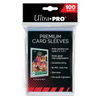 Set of 100 premium 2.5"x3.5" card sleeves by THE MIGHTY HOBBY SHOP for protecting trading and collectible cards.