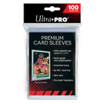 Set of 100 premium 2.5"x3.5" card sleeves by THE MIGHTY HOBBY SHOP for protecting trading and collectible cards.