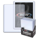 Clear 3x4 topload card holder from THE MIGHTY HOBBY SHOP, perfect for protecting standard trading cards.