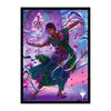 Aetherdrift Avishkar Commander Magic: The Gathering deck protector sleeves, 100-count, featuring vibrant artwork and card protection.