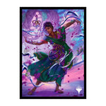 Aetherdrift Avishkar Commander Magic: The Gathering deck protector sleeves, 100-count, featuring vibrant artwork and card protection.