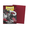 Blood Red non-glare matte sleeves, standard size, clear front for trading cards, from THE MIGHTY HOBBY SHOP.