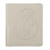Ashen white Card Codex Portfolio 160 by THE MIGHTY HOBBY SHOP, featuring a sleek, compact storage case for trading cards.